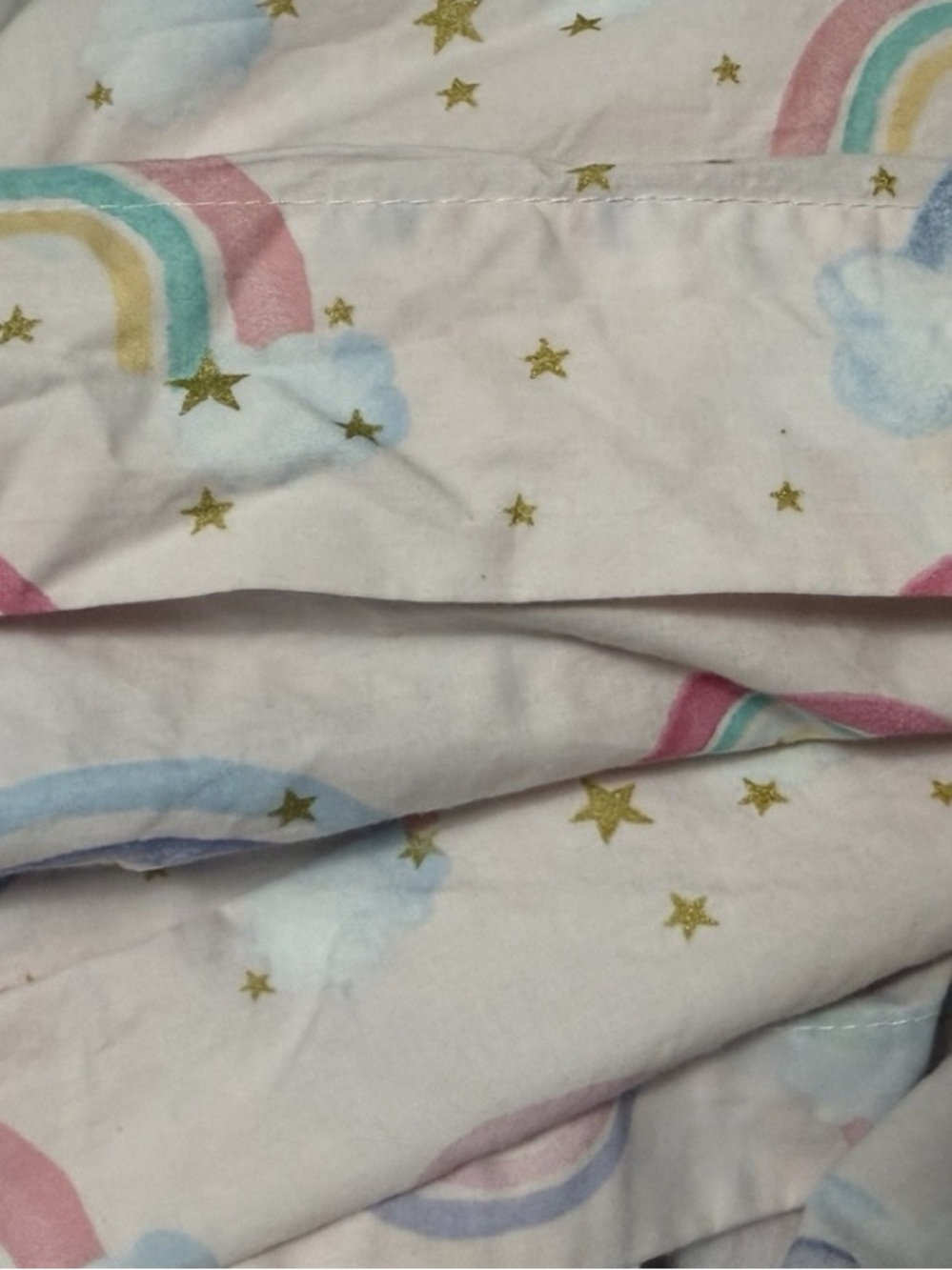 Pottery Barn Teen (Full) Rainbow Cloud Organic Duvet Cover w/ Shams & Sheet Set - Picture 5 of 8